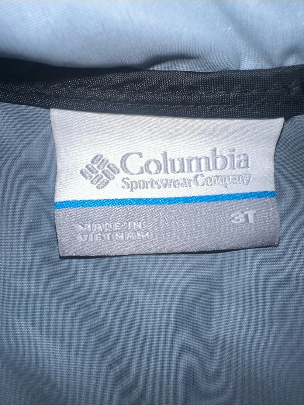 Columbia Toddler Rain Jacket, Black, Size 3T”